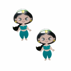 Aplique de Acrilico Duplo Princesa Jasmine- G 6,5cm
