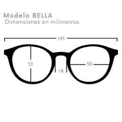 BELLA Negro Mate - Woop Eyewear