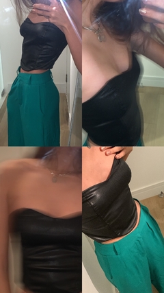 Corset Preto Cirré