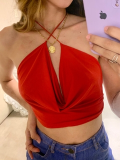 Top LIZ vermelho