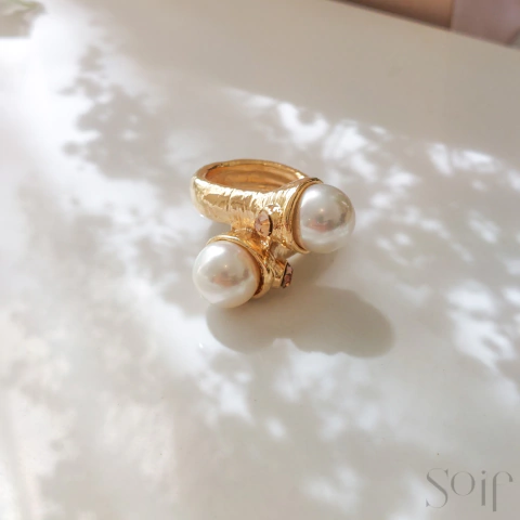 ANEL PIERRE DE LUNE OURO PÉROLA