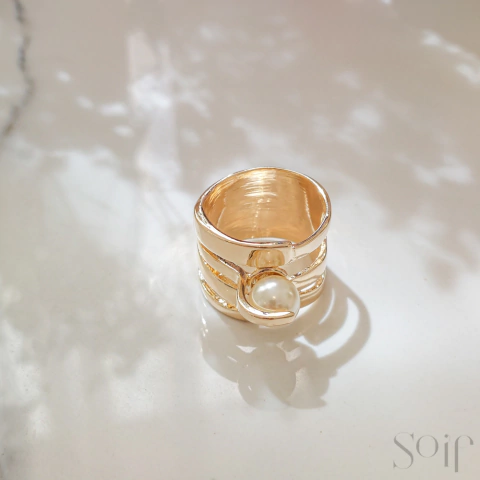 ANEL LE SOLEIL OURO PÉROLA