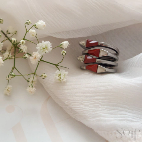 ANEL GLAM ONIX DOLOMITA VERMELHA