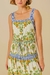 vestido longo estampado amazônia ribeirinha - irreverente