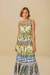 vestido longo estampado amazônia ribeirinha - comprar online
