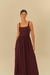 vestido cropped corselet