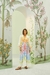 vestido cropped estampado papillon multicolorido - comprar online