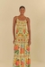 vestido cropped estampado delicadeza em flor - comprar online