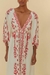 vestido longo estampado relicário na internet