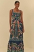vestido cropped estampado encanto da natureza - loja online