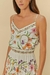 vestido longo estampado vestida de flor na internet