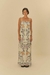 vestido cropped estampado delicadeza boho - comprar online