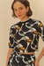 Blusa Retilinea Estampada Copatucano - irreverente