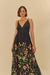 Vestido Longo Estampado Vestida De Flor - comprar online