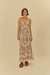 vestido cropped estampado borbolina - comprar online