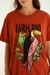 T-shirt media pássaro - irreverente