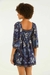 vestido curto manga estampado marcelle - loja online