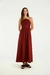 vestido pregas frente - comprar online