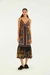 vestido cropped lenço estampado latina - loja online
