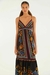 vestido cropped lenço estampado latina - comprar online