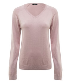 Suéter Anselmi 100% algodão - Decote V | 24846 - Mari Colombo Store