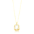 Colar Pingente Grande Cristal - comprar online