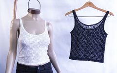 Musculosa Encaje - comprar online