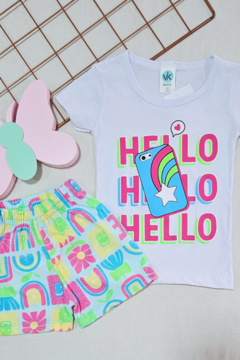 CONJUNTO HELLO MENINA - comprar online