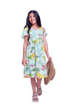 VESTIDO TROPICAL NEON