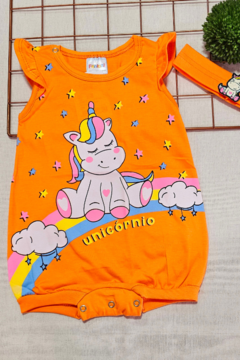 ROMPER COM FAIXA UNICORNIO BABY - comprar online