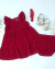 VESTIDO ATEMPORAL VERMELHO BEBÊ - comprar online