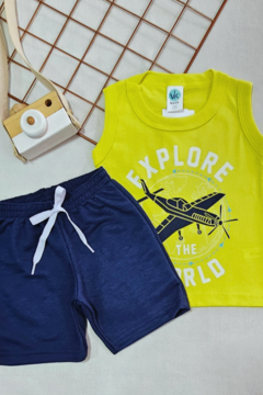 CONJUNTO AVIÃO KIDS - comprar online