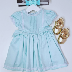 VESTIDO LAÇO VERDE MENTA BK - comprar online