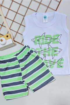 CONJUNTO PEIXES KIDS - comprar online