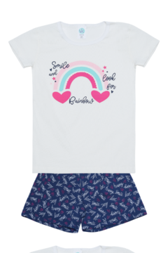 CONJUNTO ARCO ÍRIS KIDS MENINA