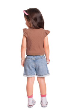 BLUSA RIBANA KIDS - Pingo de Gente Baby-Cupom: PRIMEIRACOMPRA