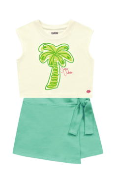 CONJUNTO SUMMER VIDES - Pingo de Gente Baby-Cupom: PRIMEIRACOMPRA