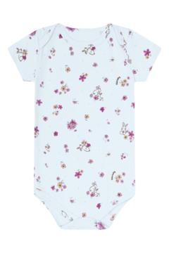 CONJUNTO FLORAL 3 PÇS - Pingo de Gente Baby-Cupom: PRIMEIRACOMPRA