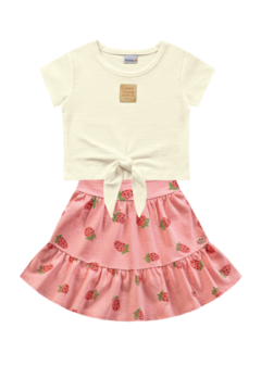 CONJUNTO FLORENCE KIDS - Pingo de Gente Baby-Cupom: PRIMEIRACOMPRA