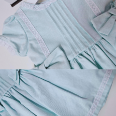 VESTIDO LAÇO VERDE MENTA BK - loja online