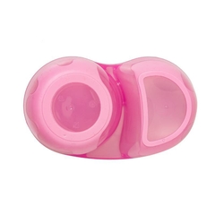 BOWL COM COLHER E DIVISORIA ROSA - comprar online