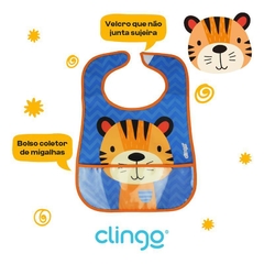 BABADOR COM BOLSO COLETOR TIGRE