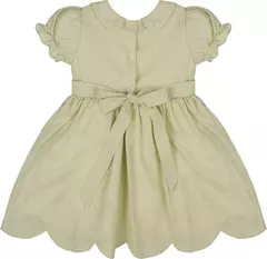 VESTIDO BORDADO VERDE PISTACHE - comprar online