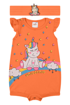 ROMPER COM FAIXA UNICORNIO BABY