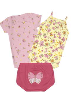 CONJUNTO FLORAL 3 PÇS