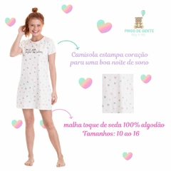 CAMISOLA CORAÇÃO VERÃO - comprar online