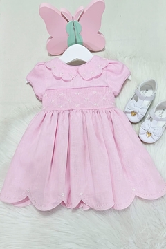 VESTIDO CASINHA DE ABELHA ROSA