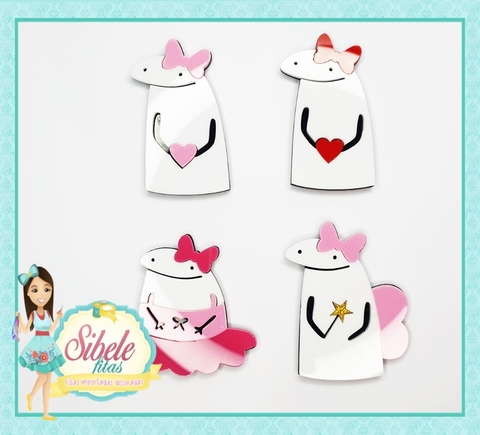 Aplique Acrílico Flork (unidade)