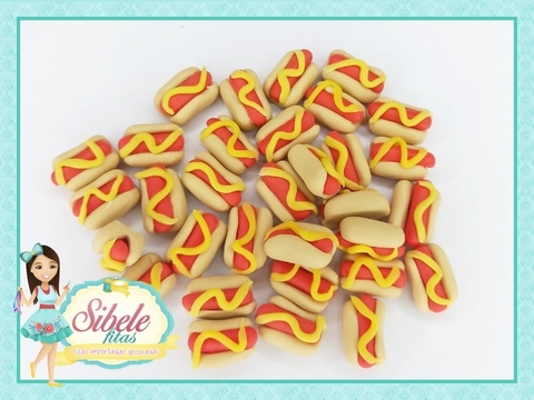 Aplique Hot Dog Mini - Unidade