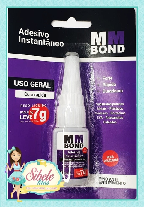 Cola Instantânea MM Bond 7g (unidade)